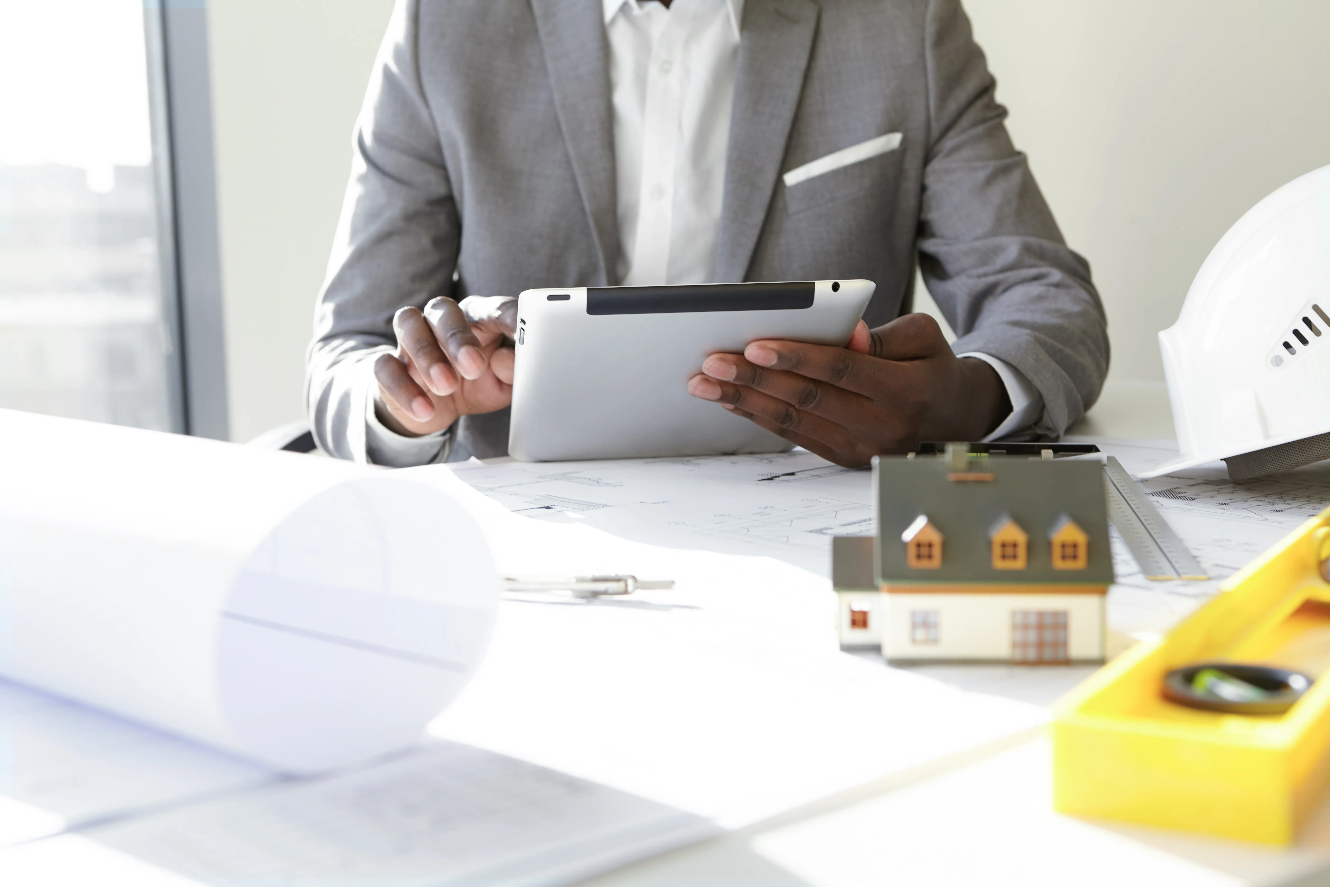 Immeuble de logements géré par une agence immobilière